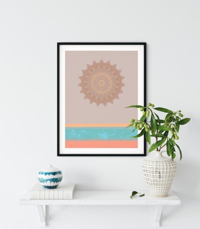 Oaza spokoju- zachód słońca