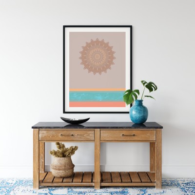 Oaza spokoju- zachód słońca