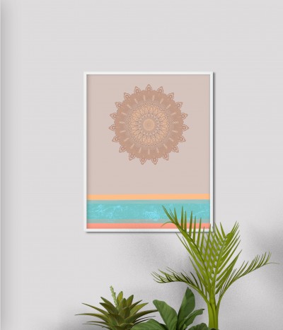 Oaza spokoju- zachód słońca